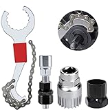 GKZB Fahrrad Kassette Removal Tool Fahrrad Kettenpeitsche mit Kurbelabzieher und...