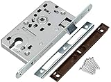 KOTARBAU® Einsteckschloss 72/55mm DIN Rechts Profilzylinder Türschloss Innentür mit...
