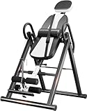 Dripex Inversionsbank Klappbar Inversionstisch mit Verstellbarer Schutzgurt 300 lbs...