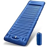 JEMULICE Isomatte Selbstaufblasend, 12CM Dicke Luftmatratze Camping Kleines...