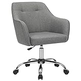 SONGMICS Homeoffice Stuhl, Drehstuhl, Schreibtischstuhl, höhenverstellbar, bis 110 kg...