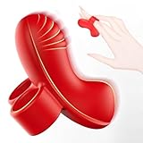 Qhysin Mini Vibrator für Frauen mit 10 Vibrationsmodi Tragbare Fingervibrator für Sie...