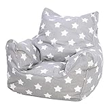 Knorrtoys 68211 - Kindersitzsack - Stars White