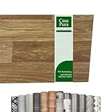 casa pura Vinylboden Meterware Holzoptik Fliesenoptik Steinoptik - PVC Bodenbelag - Vinyl...