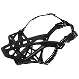 Ciieeo Hundemaulkorb aus Bruchfestem Silikon Atmungsaktive Hundemaske mit Trinköffnung...