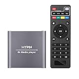 MYPIN HDMI Multimedia Player, 4K@30Hz Digital Media Player HDMI/AV-Ausgang PPT MKV AVI...