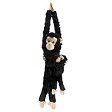 Wild Republic 14482 Republic 15265 - Plüschtier - Hanging Monkey - Schimpanse, Mama mit...