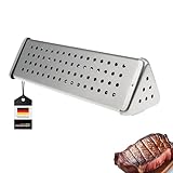 bremermann Räucherbox // Edelstahl, ca. 6 x 21 cm // Smokerbox BBQ für Raucharoma