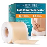 Silikon-Narbenpflaster für die Haut (4cm x 1.9m), Silicone Scar Tape –...