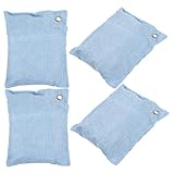 Gogogmee 4 Stück Bamboo Bags Professionelle Geruchsabsorber für Schuhe Schränke und...