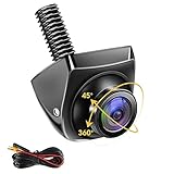 Jansite Rückfahrkamera, 360° Einstellbare AHD 1080P Rückfahrkamera Auto 170°Weitwinkel...