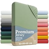 Laleni 2er-Set Premium Spannbettlaken für Beistellbett 50x89 cm - Oeko-Tex Zertifiziert,...