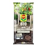 COMPO BIO Mini-Hochbeeterde, Ideal als obere Schicht im Mini-Hochbeet,...