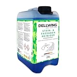 Dellwing Stein- und Fassadenreiniger 25 l, Grünbelagentferner für Fassaden, Putz,...