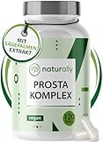 naturally Prostata Kapseln hochdosiert [120 Stück] – Sägepalmenextrakt...