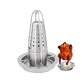 BIENKA Bierdose Hähnchenhalter Hähnchenhalter Edelstahl Grill BBQ Röster Herdständer...