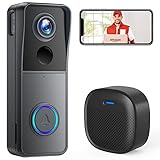 XTU WLAN Video Türklingel mit Kamera 1080P HD Kabellose Video Doorbell mit...