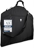 Travando Anzugtasche mit 15' Laptopfach und Schultergurt - Kleidersack Anzug...