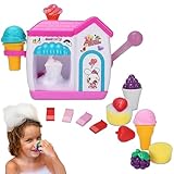 Eiscreme-Spielzeug-Badeblasen-Maker, Seifenblasen-Maker für Kinder | Bunter Schaummacher...