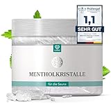 LoWell® 200g Mentholkristalle aus 100% reiner Minze - Ideal als Sauna Aufgussmittel für...