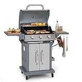 Klarstein Gasgrill für Camping Balkon Garten, Grill mit 3 Brenner, 10800W...