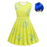 Lito Angels Joy Kostüm, Sommer-Outfit mit Haarperücke für Kinder, Mädchen, Größe...