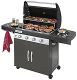 Campingaz Gasgrill 4 Series Classic EXSE, BBQ Grill mit 4 Edelstahl-Brennern und...