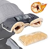 Orzbow Kinderwagen Handwärmer,Warm Kinderwagen Handschuhe mit...