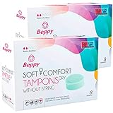 Beppy - Classic Comfort Tampons dry - trocken - ohne Fäden - für mehr Freiheit während...