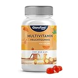 Multivitamin Fruchtgummis ohne Zucker für Kinder & Erwachsene - Mit Premium K2VITAL®,...