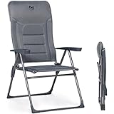 TIMBER RIDGE Campingstuhl Faltbar mit Hohe Lehne Klappstuhl Luxus Gepolstert...