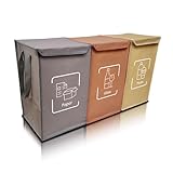 NYIKA Recycling System - Altglas Sammelbehälter - Pfandflaschen Aufbewahrung - Leergut...