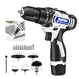 Mini Akku-Bohrschrauber 45Nm Power Electric Drill 18+1 Drehmoment, Batterie Power Drill...