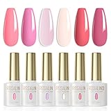 ROSALIND UV Nagellack Set 6 Farben Rosa Neon Rosa Baby Rosa Hot Rosa Gel Nagellack Set...