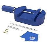 MMOBIEL Uhrenarmband Gliederentferner Einstellbare Uhrmacher Werkzeug mit 3X Pin...