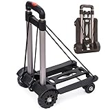 Hochleistungsklapper Handwagen Aluminium Trolley Einkaufstrazel Zusammenklappbar 4 Rad...