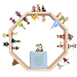 Todeco Tonie Regal für Toniebox und Toniefiguren, Magnetische Aufbewahrung für 60-70...