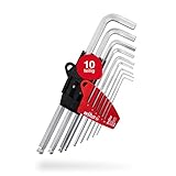 Wiha Stiftschlüssel Set mit ProStar Halter (07185) 10tlg. I Innensechskant Satz...
