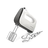 Philips Domestic Appliances HR3741/00 Handmixer, 450 W, 5 Geschwindigkeiten plus Turbo...