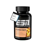 ESN Vitamin Stack, Multivitamin Kapseln, 120 Stück - 4 Monate Vorrat,...