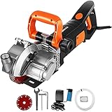 VEVOR Elektrische Wandfräse 5000 U/min Wand Chaser Maschine 4800Watt Wand Groove...