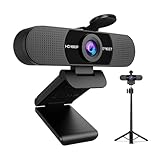 EMEET Full HD Webcam - C960 Kit 1080P Webcam mit Objektivabdeckung & Dual...