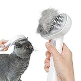 aumuca Katzenbürste mit Auslöseknopf, Katzenbürste Langhaar und Kurzhaar, Universal...