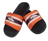 FOCO Legacy Legacy Sport Slide für Jugendliche, NFL Stripe, Denver Broncos, 4-5 Big Kid