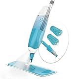 VOUNOT Wischer mit sprühfunktion, Sprühwischer mit 650ml Wassertank, Bodenwischer mit...