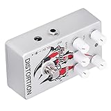 Donner Pedale, 9V DC Musikinstrumentenzubehör Distortion Pedal High Gain für Anfänger...