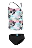 Tankini Mädchen Badeanzug Kinder Zweiteilig Schwimmanzug Mädchen Bademode 146 152/11-12...