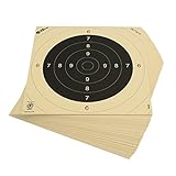 OpTacs 100 Stück Pistolen-/ Kleinkaliberscheiben 26 x 26 cm Schießscheiben...