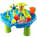 Kinder Sand- und Wassertische Spielzeug für Kleinkinder 1 3 Regenduschen Spritzteich...