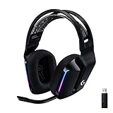 Logitech G733 LIGHTSPEED kabelloses Gaming-Headset mit Kopfbügel, LIGHTSYNC RGB, Blue...